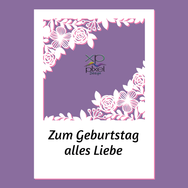 Lasercut Datei „Geburtstagskarte“