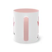 Zweifarbiger Kaffee Becher „Hände“
