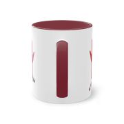 Zweifarbiger Kaffee Becher „Hände“